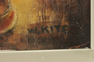 Lot 1156 - W.F. KITE (BRITISH b.1929) OIL ON BOARD