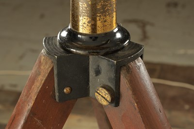 Lot 1007 - W. WATSON & SONS. LONDON. A CASED 19TH CENTURY 3” LACQUERED BRASS TELESCOPE