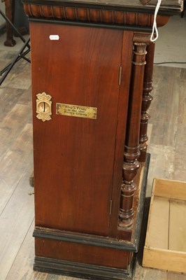 Lot 1038 - A LATE 19TH CENTURY “PENNY IN THE SLOT” UPRIGHT POLYPHON