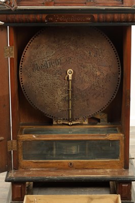 Lot 1038 - A LATE 19TH CENTURY “PENNY IN THE SLOT” UPRIGHT POLYPHON