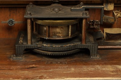 Lot 1038 - A LATE 19TH CENTURY “PENNY IN THE SLOT” UPRIGHT POLYPHON