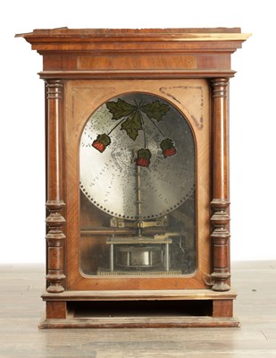 Lot 1033 - A LATE 19TH CENTURY “PENNY IN THE SLOT” UPRIGHT POLYPHON