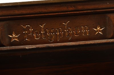 Lot 1024 - A LATE 19TH CENTURY “PENNY IN THE SLOT” UPRIGHT POLYPHON