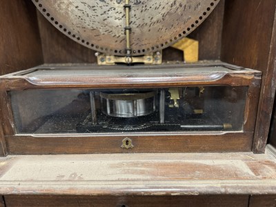 Lot 1024 - A LATE 19TH CENTURY “PENNY IN THE SLOT” UPRIGHT POLYPHON