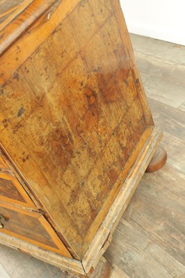 Lot 1710 - A WILLIAM AND MARY LABURUM OYSTER VENNERED CHEST OF DRAWERS