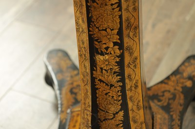 Lot 1648 - A REGENCY PENWORK GAMES TABLE