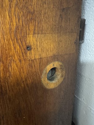 Lot 1035 - A RARE AND LARGE LATE 19TH CENTURY OAK CASED KOMET PENNY IN THE SLOT FLOOR STANDING POLYPHON TYPE MUSIC BOX