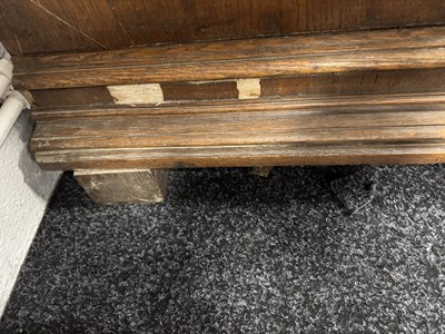 Lot 1035 - A RARE AND LARGE LATE 19TH CENTURY OAK CASED KOMET PENNY IN THE SLOT FLOOR STANDING POLYPHON TYPE MUSIC BOX