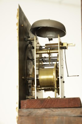 Lot 1552 - W. ANDREWS, LONDON. A LATE 17TH CENTURY PANELLED MARQUETRY AND WALNUT LONGCASE CLOCK