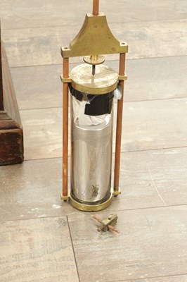 Lot 1417 - WILLIAM JOHNSON, LONDON. A 19TH CENTURY MAHOGANY LONGCASE REGULATOR CLOCK