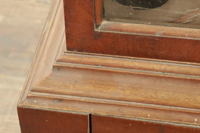 Lot 1417 - WILLIAM JOHNSON, LONDON. A 19TH CENTURY MAHOGANY LONGCASE REGULATOR CLOCK