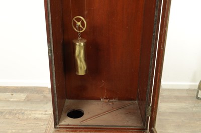 Lot 1417 - WILLIAM JOHNSON, LONDON. A 19TH CENTURY MAHOGANY LONGCASE REGULATOR CLOCK