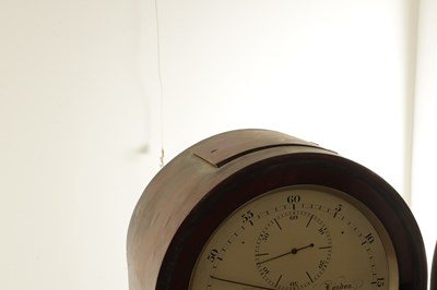 Lot 1417 - WILLIAM JOHNSON, LONDON. A 19TH CENTURY MAHOGANY LONGCASE REGULATOR CLOCK