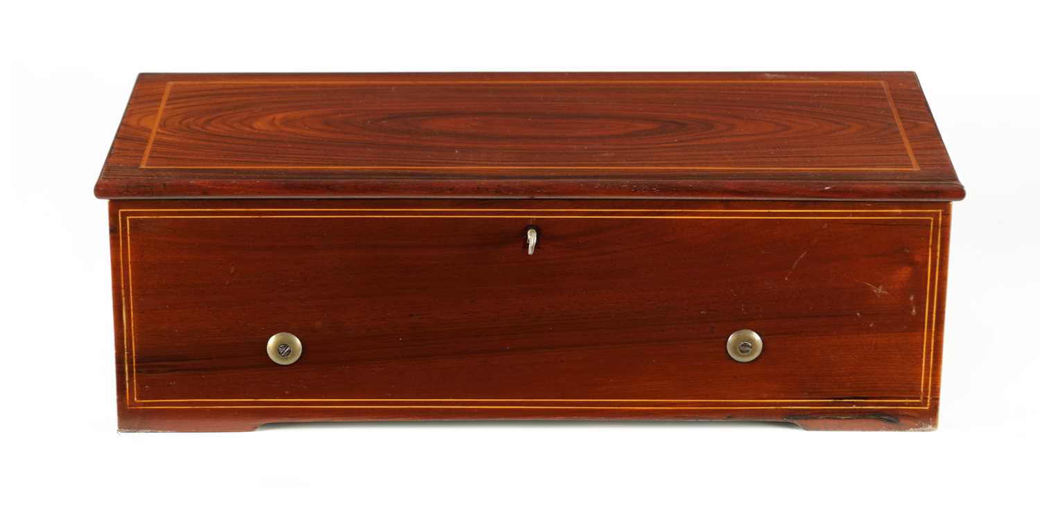 Lot 1046 - A 19TH CENTURY SWISS FORTE-PIANO TWELVE AIR NICOLE FRERES MUSIC BOX