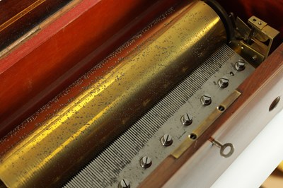 Lot 1046 - A 19TH CENTURY SWISS FORTE-PIANO TWELVE AIR NICOLE FRERES MUSIC BOX