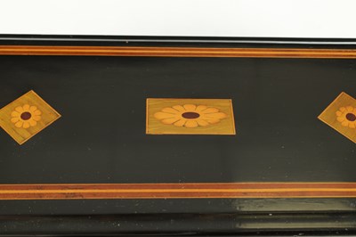 Lot 1032 - A 19TH CENTURY SWISS KEY WOUND SIX AIRS HARP/ZITHER MECHANICAL MUSIC BOX