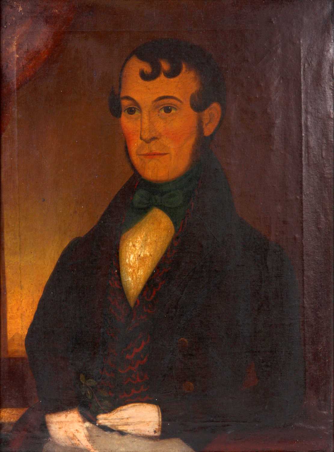 Lot 253 OIL ON CANVAS A 19TH CENTURY PORTRAIT OF A lot-253-oil-on-canvas-a-19th-century-portrait-of-a