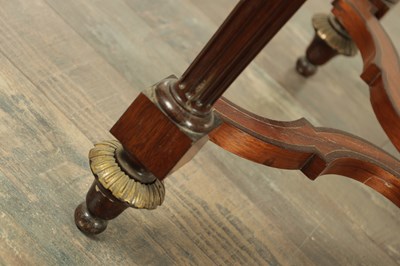 Lot 1721 - A FINE 19TH CENTURY FRENCH INLAID KINGWOOD WRITING TABLE