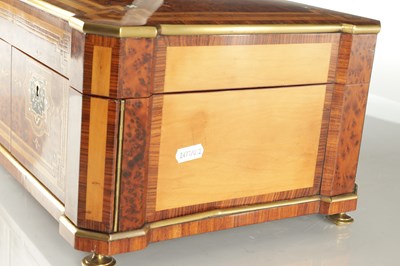 Lot 988 - A FINE PALAIS ROYAL STYLE SILVER GILT FITTED DRESSING BOX