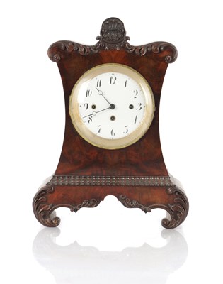 Lot 1561 - A MID 19TH CENTURY AUSTRIAN GRAND SONNERIE MANTEL CLOCK