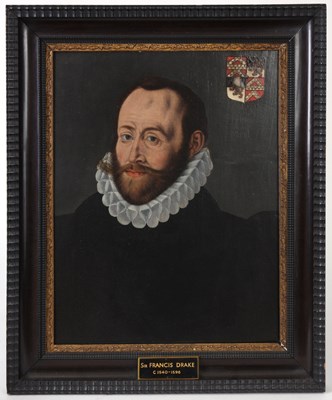 Lot 256 - 17TH CENTURY ENGLISH SCHOOL - OIL ON OAK PANEL...