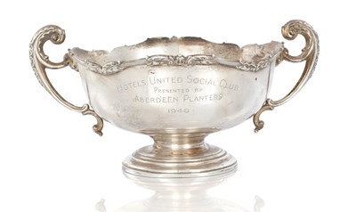 Lot 199 - A 1930'S SILVER SPORTS TROPHY