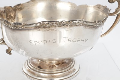 Lot 199 - A 1930'S SILVER SPORTS TROPHY