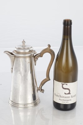 Lot 290 - A 1950'S SILVER COFFEE POT