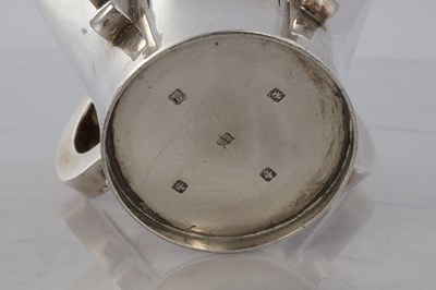 Lot 205 - A PAIR OF SCOTTISH SILVER ART AND CRAFTS VASES