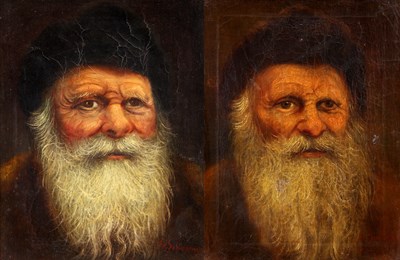 Lot 259 - FRANZ SHOORMAN. OIL ON CANVAS. A pair of...