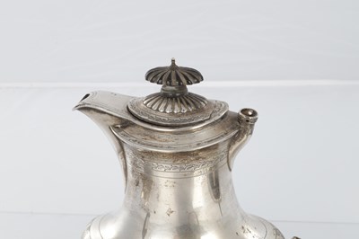 Lot 288 - A MATCHED LATE 19TH CENTURY THREE-PIECE TEA SET