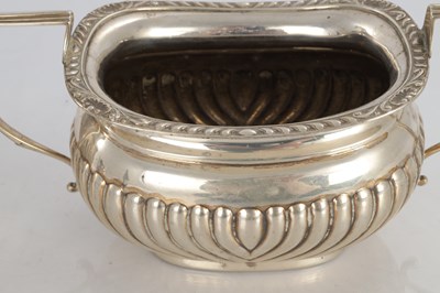 Lot 288 - A MATCHED LATE 19TH CENTURY THREE-PIECE TEA SET