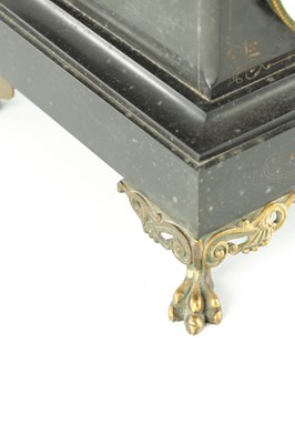 Lot 1550 - A.R. GUILMET. A 19TH CENTURY FRENCH FIGURAL MYSTERY SWINGING MANTEL CLOCK