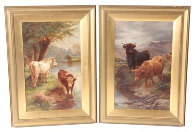 Lot 262 - BASIL BRADLEY 1843 - 1904
 A PAIR OF OILS ON...