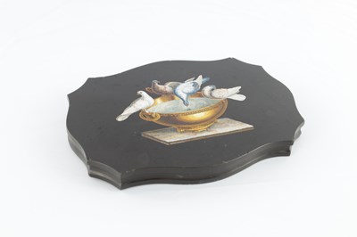 Lot 850 - A FINE 19TH CENTURY ITALIAN GRAND TOUR MICRO MOSAIC PAPERWEIGHT