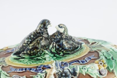 Lot 60 - A 19TH CENTURY WEDGWOOD MAJOLICA GAME DISH