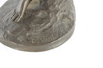 Lot 889 - THÉODORE-FRANÇOIS DEVAULX (FRENCH, 1808-1870), A PAIR OF 19TH CENTURY BRONZE SCULPTURES OF BACCHUS AND DIANNA