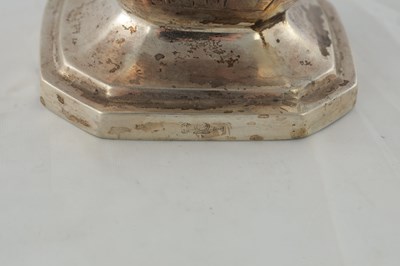 Lot 675 - A CHINESE SILVER FOUR PIECE TEA SERVICE