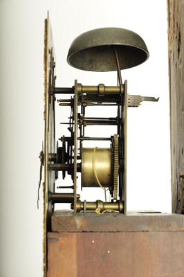 Lot 259 - HARIMAN, WORKINGTON. A GEORGE III FIGURED MAHOGANY LONGCASE CLOCK
