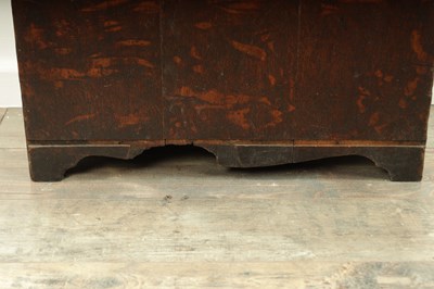 Lot 203 - DIXON, HEXHAM. A LATE GEORGE III OAK 30-HOUR LONGCASE CLOCK