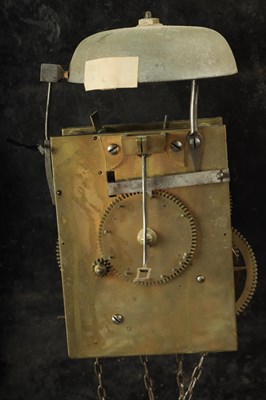 Lot 203 - DIXON, HEXHAM. A LATE GEORGE III OAK 30-HOUR LONGCASE CLOCK