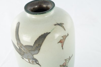 Lot 380 - A PAIR OF JAPANESE MEIJI PERIOD CLOISONNE VASES