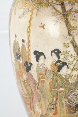 Lot 667 - A JAPANESE MEIJI PERIOD SATSUMA VASE