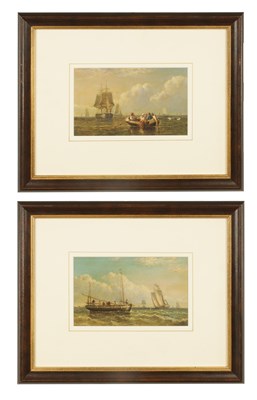Lot 1267 - AUGUSTUS WALL CALLCOTT (1779-1844) A PAIR OF OILS ON BOARD