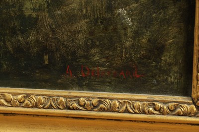 Lot 1176 - AUGUSTE JOSEPH DELESSARD. A LARGE 19TH CENTURY OIL ON CANVAS