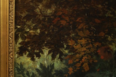 Lot 1176 - AUGUSTE JOSEPH DELESSARD. A LARGE 19TH CENTURY OIL ON CANVAS
