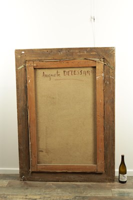 Lot 1176 - AUGUSTE JOSEPH DELESSARD. A LARGE 19TH CENTURY OIL ON CANVAS