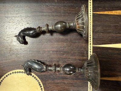 Lot 375 - AN EARLY 19TH CENTURY VIZAGAPATAM INDIAN ROSEWOOD AND IVORY GAMES COMPENDIUM