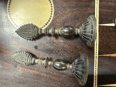 Lot 375 - AN EARLY 19TH CENTURY VIZAGAPATAM INDIAN ROSEWOOD AND IVORY GAMES COMPENDIUM