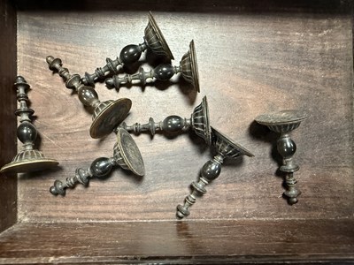 Lot 375 - AN EARLY 19TH CENTURY VIZAGAPATAM INDIAN ROSEWOOD AND IVORY GAMES COMPENDIUM